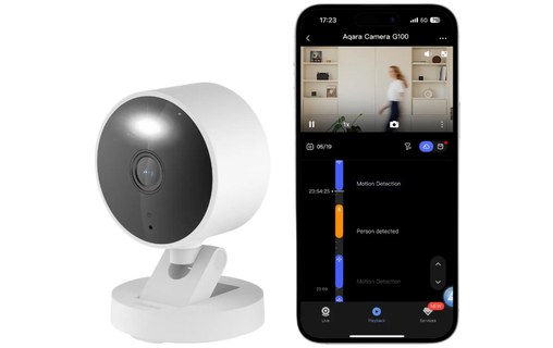 Caméra de surveillance extérieure WiFi - Aqara G100 - Blanche