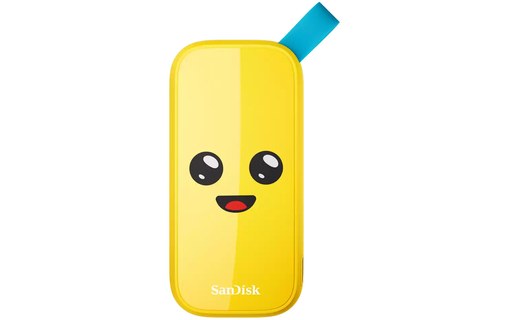 SanDisk Portable SSD Peely Edition 2 To - Jaune - SSD externe USB-C