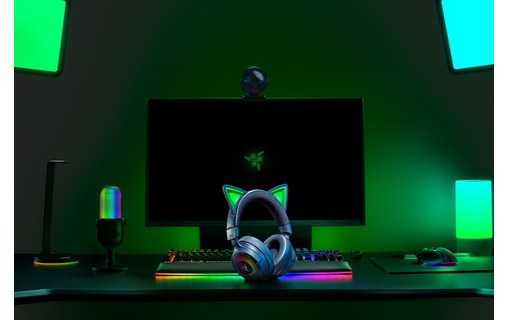 Casque gaming sans fil Razer Kraken Kitty V3 Pro, Noir - Bluetooth