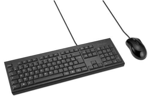 Clavier + Souris Kensington KM100 EQ - Noir
