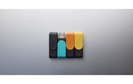 Clé USB Kingston DataTraveler Exodia S 256 Go - Noir, Orange - USB 3.2