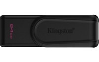 Clé USB Kingston DataTraveler Exodia S 64 Go - Noir - USB 3.2
