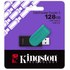 Clé USB Kingston DataTraveler Exodia S 128 Go - Noir, Turquoise - USB 3.2