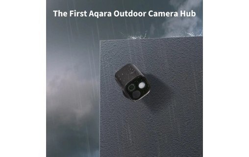 Caméra de surveillance extérieure WiFi - Aqara Hub G5 Pro - Blanche
