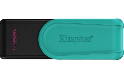 Clé USB Kingston DataTraveler Exodia S 128 Go - Noir, Turquoise - USB 3.2