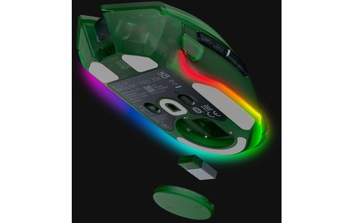 Souris Gaming sans fil Razer Basilisk V3 Pro 35K - Phantom Green Edition