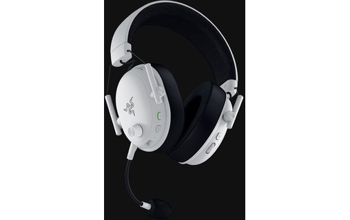 Casque gaming sans fil Razer BlackShark V3, Blanc - Bluetooth
