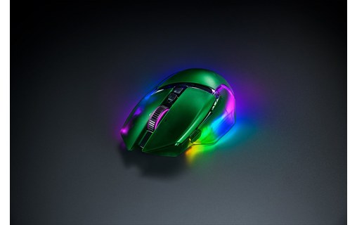 Souris Gaming sans fil Razer Basilisk V3 Pro 35K - Phantom Green Edition