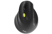 Souris sans fil PORT Designs Ergo - Noire - Pour gaucher, Ergonomique