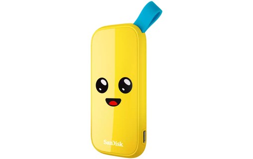 SanDisk Portable SSD Peely Edition 2 To - Jaune - SSD externe USB-C