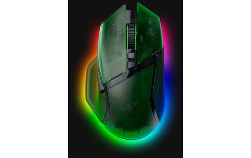 Souris Gaming sans fil Razer Basilisk V3 Pro 35K - Phantom Green Edition