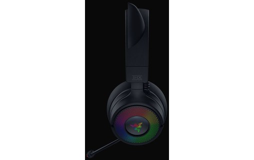 Casque gaming sans fil Razer Kraken Kitty V3 Pro, Noir - Bluetooth