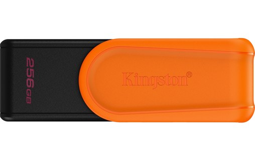 Clé USB Kingston DataTraveler Exodia S 256 Go - Noir, Orange - USB 3.2