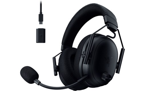 Casque gaming sans fil Razer BlackShark V3 Pro, Noir - Bluetooth