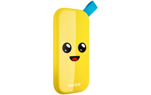 SanDisk Portable SSD Peely Edition 2 To - Jaune - SSD externe USB-C