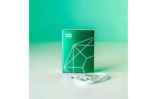 Western Digital My Passport Ultra - Edition Anniversaire 2 To - Vert USB-C