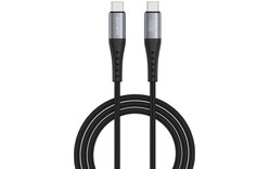 Câble USB-C - 4Smarts PrimeCord - 60 W - 1,5 m - Noir