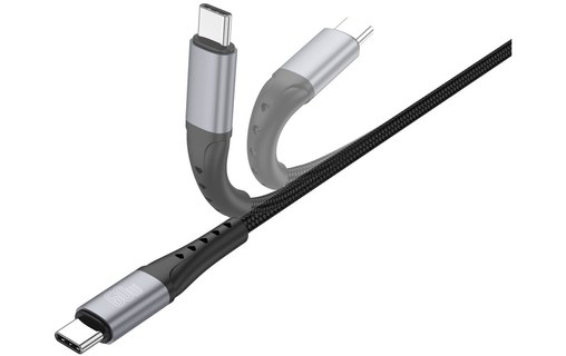 Câble USB-C - 4Smarts PrimeCord - 60 W - 1,5 m - Noir