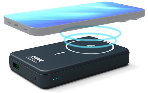 Batterie externe magnétique 10000 mAh - PORT Designs sans fil - Noire