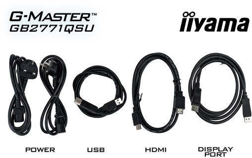 Écran Gaming 27" iiyama G-Master GB2771QSU-B1 - 200 Hz USB-C
