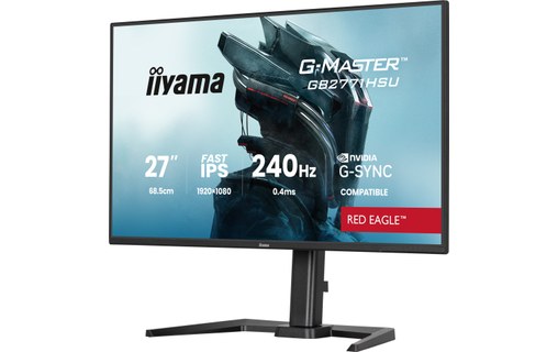 Écran Gaming 27" iiyama G-Master GB2771HSU-B1 - 240 Hz USB-C