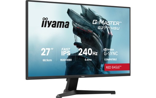 Écran Gaming 27" iiyama G-Master G2771HSU-B1 - 240 Hz USB-C