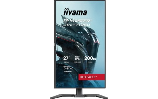 Écran Gaming 27" iiyama G-Master GB2771QSU-B1 - 200 Hz USB-C