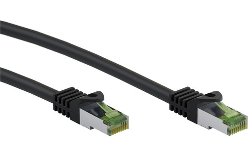 Câble ethernet RJ45 Cat 8.1 SSTP - Goobay - 3 m - Noir