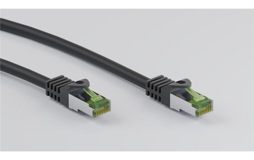 Câble ethernet RJ45 Cat 8.1 SSTP - Goobay - 3 m - Noir