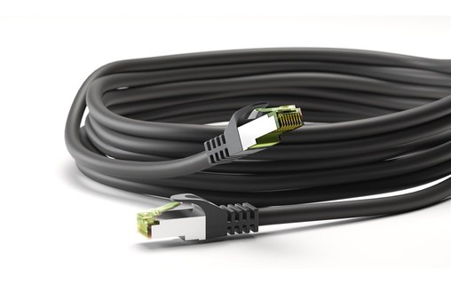 Câble ethernet RJ45 Cat 8.1 SSTP - Goobay - 3 m - Noir