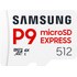 Carte microSDXC Samsung P9 Express 512 Go, UHS-I, V30