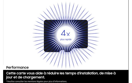 Carte microSDXC Samsung P9 Express 512 Go, UHS-I, V30