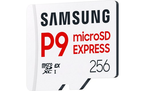 Carte microSDXC Samsung P9 Express 256 Go, UHS-I, V30