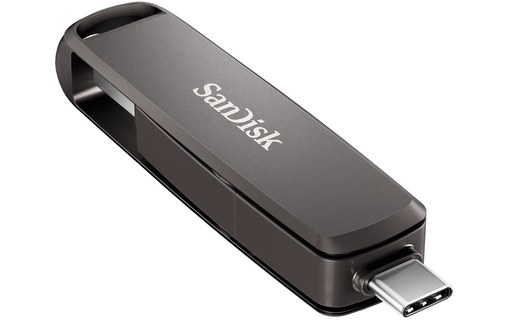 Clé USB-C et USB-A SanDisk Extreme PRO Dual Drive 256 Go - Noir - USB 3.2