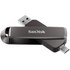 Clé USB-C et USB-A SanDisk Extreme PRO Dual Drive 256 Go - Noir - USB 3.2