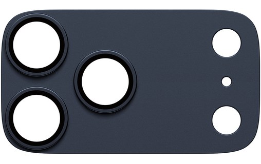 Protection caméra pour iPhone 17 Pro Max Bleu Intense - PanzerGlass Fender