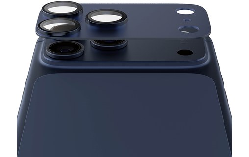 Protection caméra pour iPhone 17 Pro Max Bleu Intense - PanzerGlass Fender