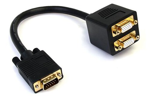 StarTech.com Câble répartiteur vidéo VGA de 30cm - 1x VGA (Mâle) vers 2x VGA (Fe