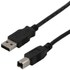 Câble MCL USB-A vers USB-B USB 2.0 - 5 m - Noir
