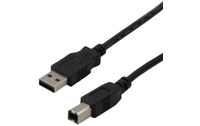 Câble MCL USB-A vers USB-B USB 2.0 - 5 m - Noir