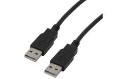 Câble MCL USB-A vers USB-A USB 2.0 - 2 m - Noir