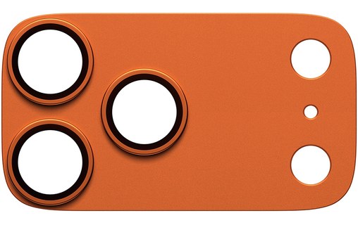 Protection caméra pour iPhone 17 Pro Max Orange Cosmique - PanzerGlass Fender