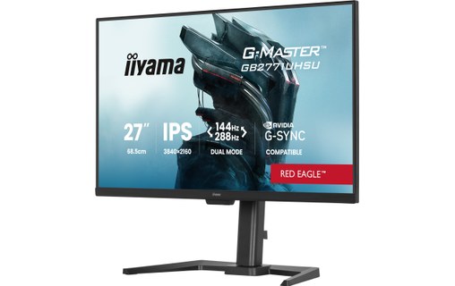 Écran Gaming 27" iiyama G-MASTER GB2771UHSU-B1 - 4K 288 Hz USB-C