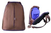 be.ez LE bag Bronze Blue 12" 30,5 cm (12") Étui sac à dos Marron