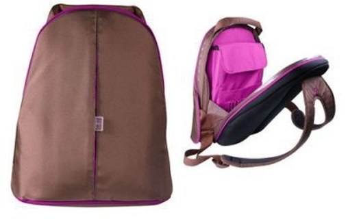 Sac à dos Be.ez LE bag Rosy pour ordinateur portable 15" - Marron