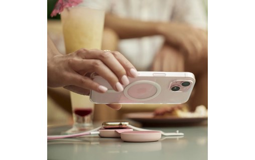 Chargeur sans fil pour iPhone - Twelve South ButterFly SE - Rose