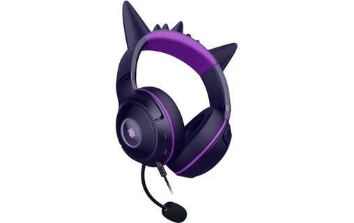 Casque gaming Razer Kraken Kitty V2 - Pokemon Gengar Ed., Rose