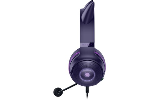 Casque gaming Razer Kraken Kitty V2 - Pokemon Gengar Ed., Rose