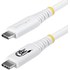 Câble USB-C - StarTech - 240 W 4K 20 Gbit/s - USB 4 - 2 m - Blanc