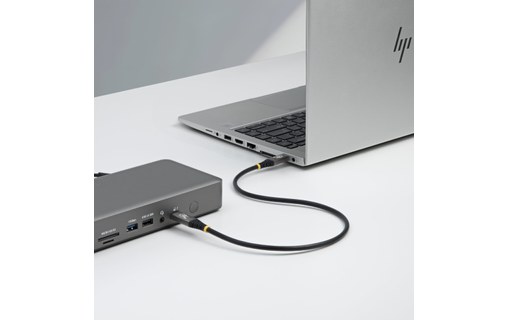 Câble USB-C - StarTech - 240 W 8K 80 Gbit/s - USB 4 - 50 cm - Noir